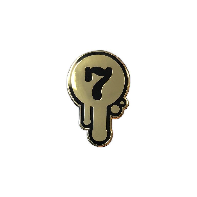 Seventh.ink Gold Logo Mark Emaille Pin Seventh.ink Gold Logo Mark Emaille Pin von SeventhInk
