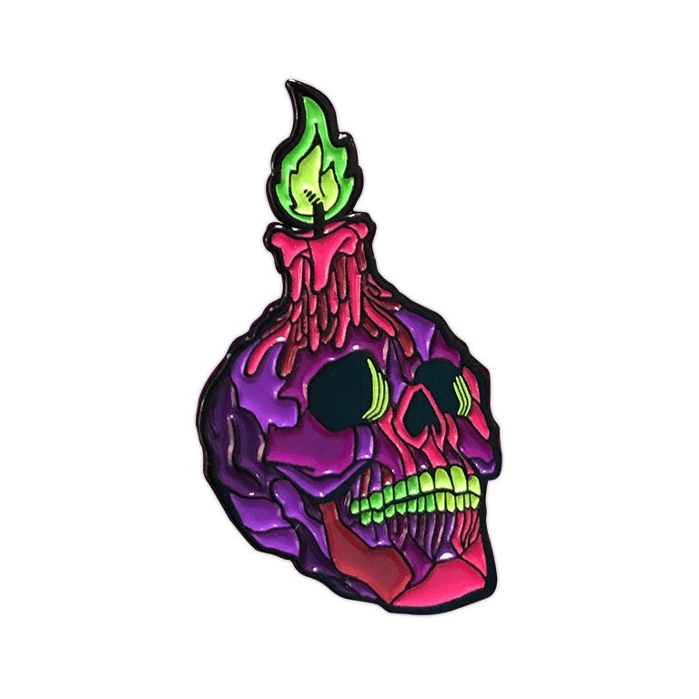 xanion | Zauberer Doom Skull Emaille Pin von SeventhInk