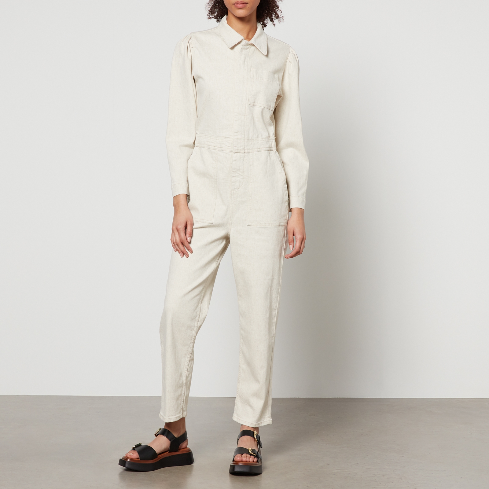 Seventy + Mochi Lorna Denim Straight-Leg Jumpsuit - UK 12 von Seventy + Mochi