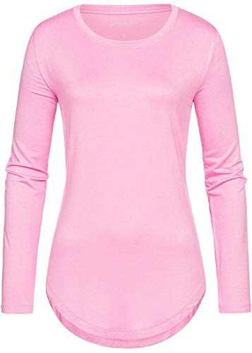 Seventyseven Lifestyle Damen Longsleeve Basic Rose pink von Seventyseven Lifestyle