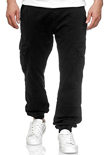 Seventyseven Lifestyle Herren Cargo Hose 6-Pockets schwarz von Seventyseven Lifestyle