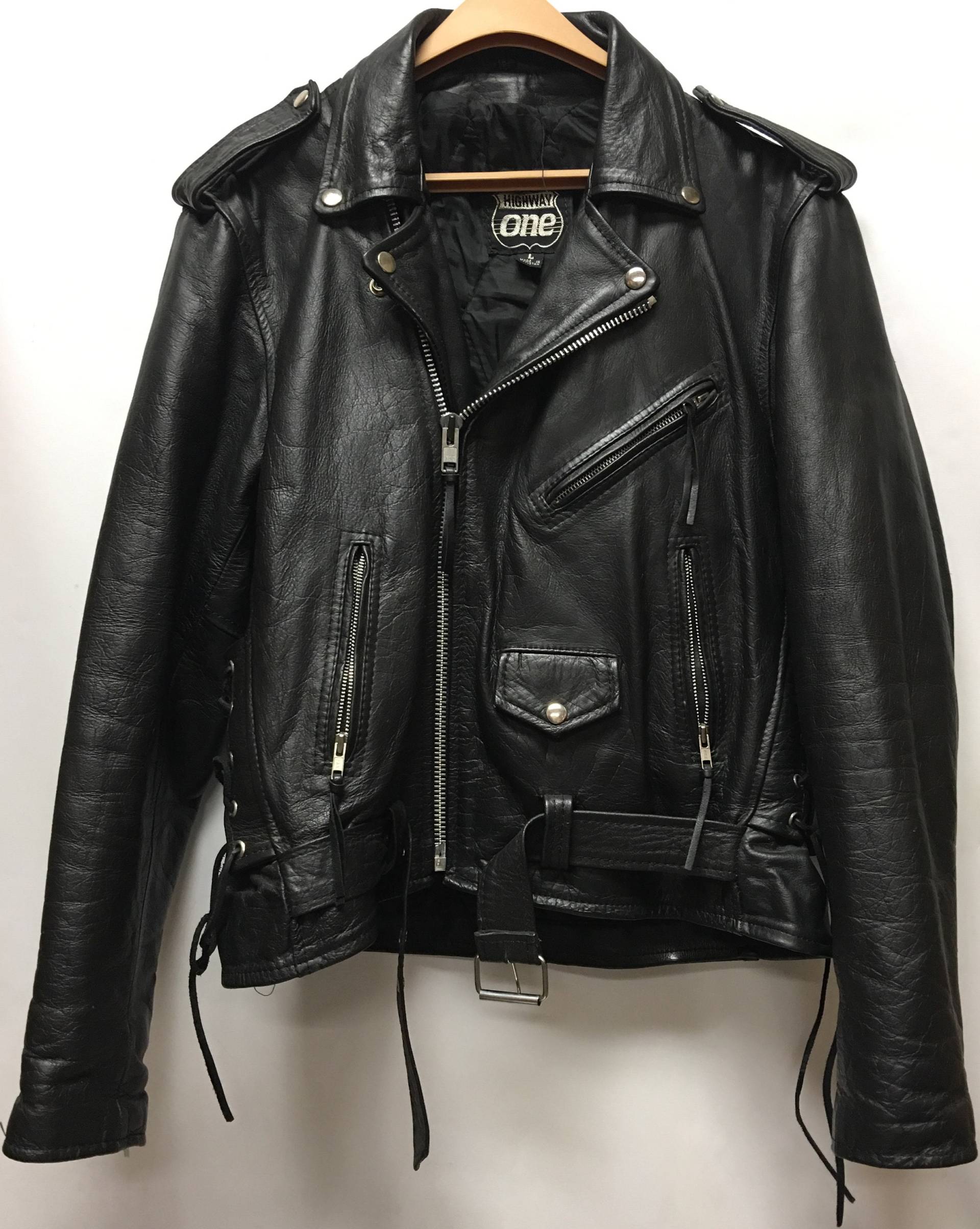 Autobahn Ein Biker Leder Eine Jacke Größe L Autobahn Ein Biker Leder Eine Jacke Größe L von Seventystore