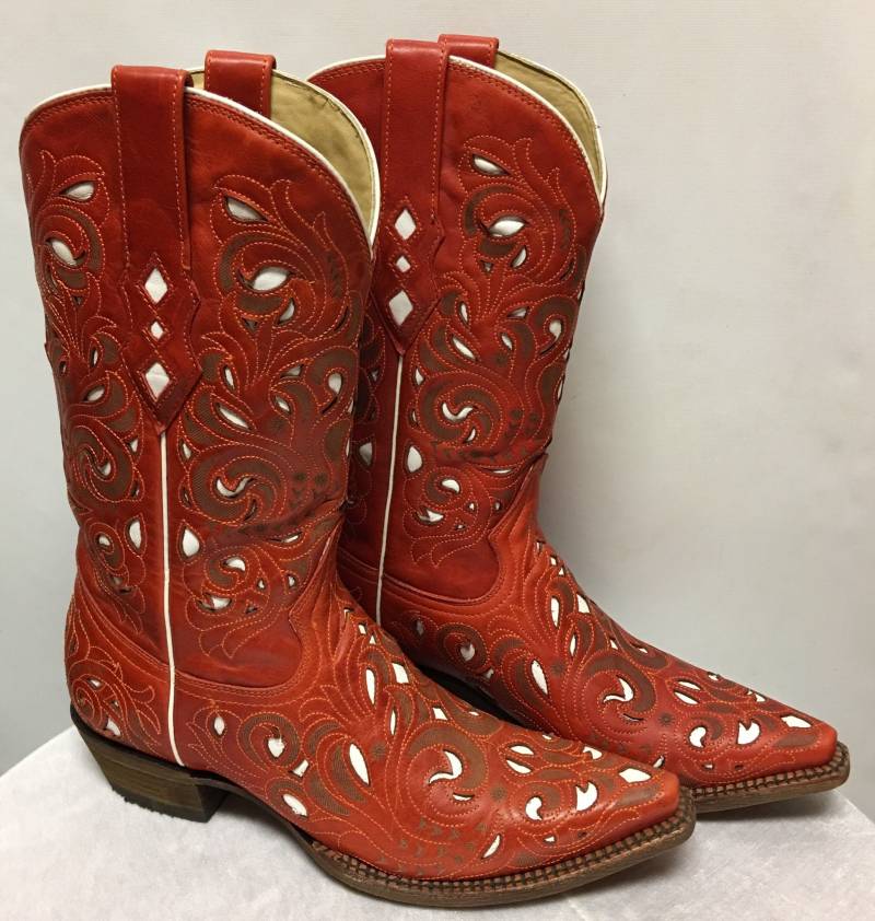 Choral Stiefel Gold Größe 8, 5 D von Seventystore