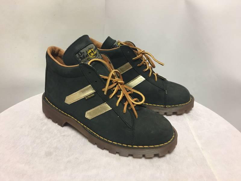 Dr. Martens Vintage & Original Gold Streifen Stiefel von Seventystore