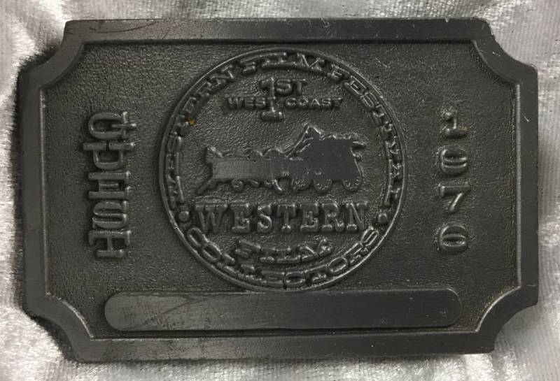 Jahrgang 1 Western Film Festival Buckle Jahrgang 1 Western Film Festival Buckle von Seventystore