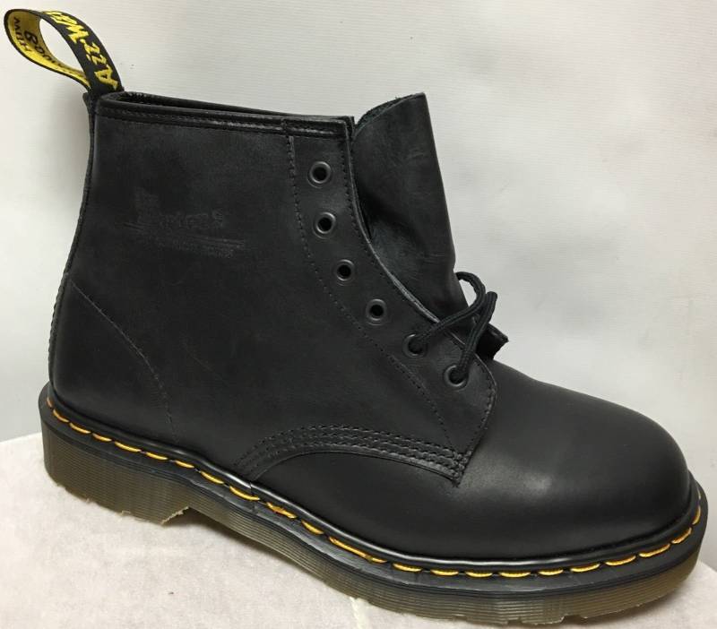 Jahrgang Dr. Martens Schwarz Slicker Stiefel von Seventystore