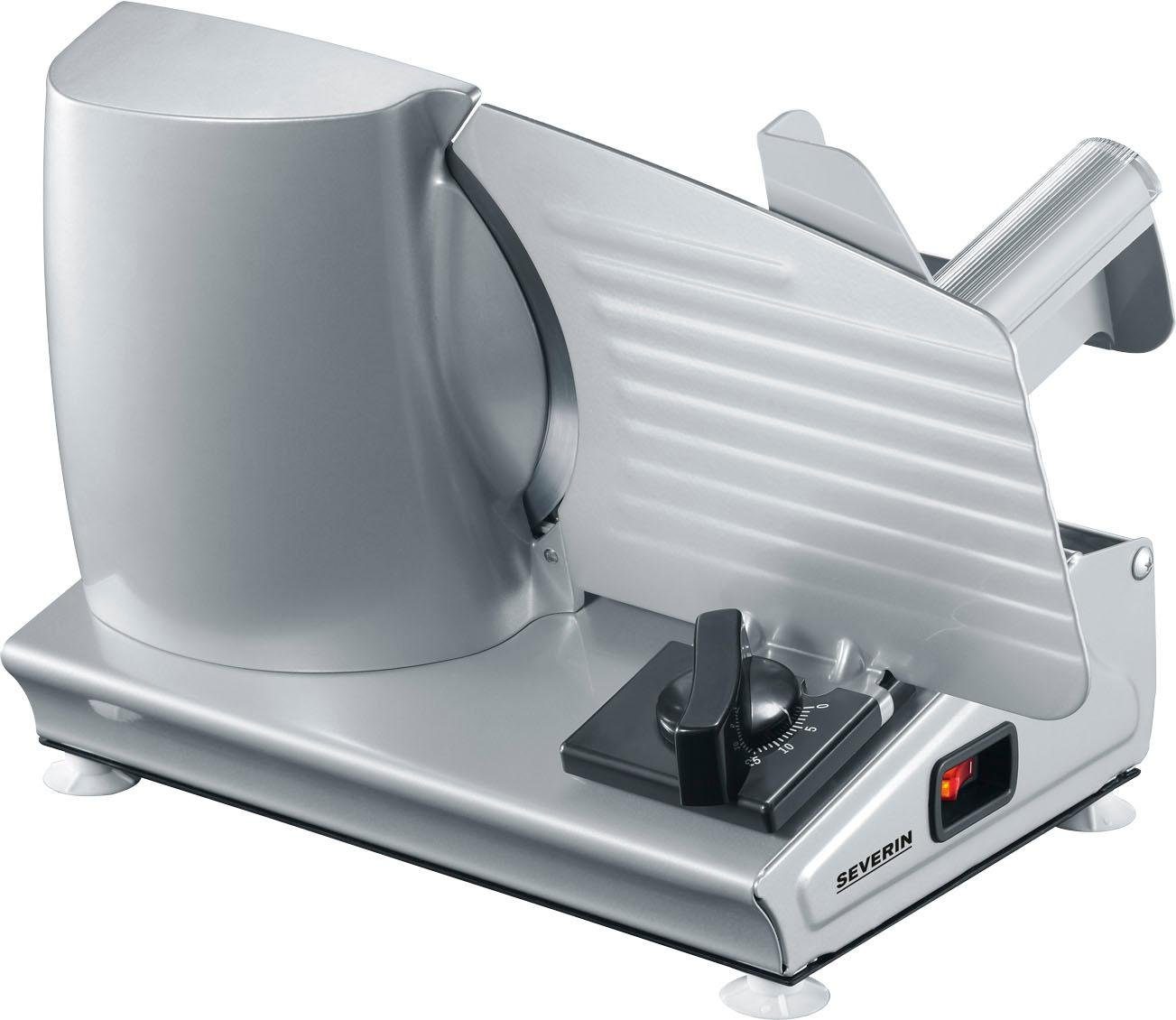 Severin Allesschneider "AS 3915" 180 W stufenlose Einstellung der Schnittstärke, herausnehmbares Messer von Severin