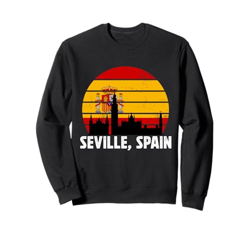 Souvenirs aus Sevilla Spanien Flagge Sevilla España Herren Damen Sweatshirt von Seville Spain Souvenir Vacation Travel