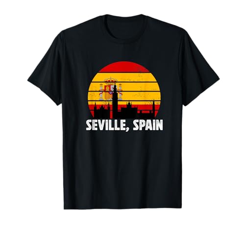 Souvenirs aus Sevilla Spanien Flagge Sevilla España Herren Damen T-Shirt von Seville Spain Souvenir Vacation Travel