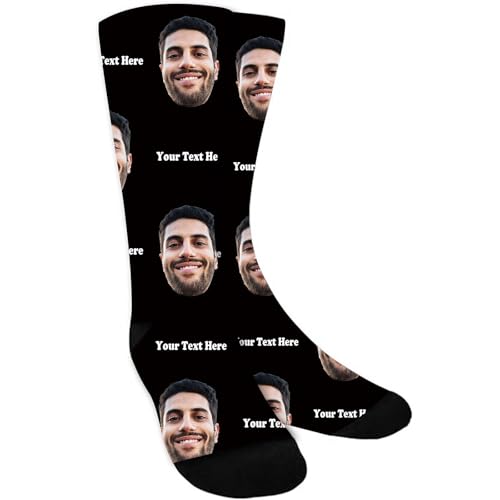 personalisierte socken mit foto, socken bedrucken, personalisierte Unisex-lustige Sockengeschenke für personalisierte Socken für Männer und Frauen (S) von Sevso