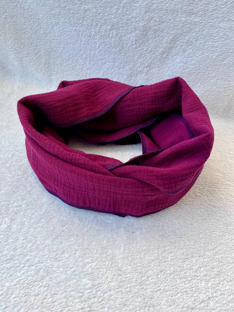Musselin Loop Bordeaux von SewKatHandmade