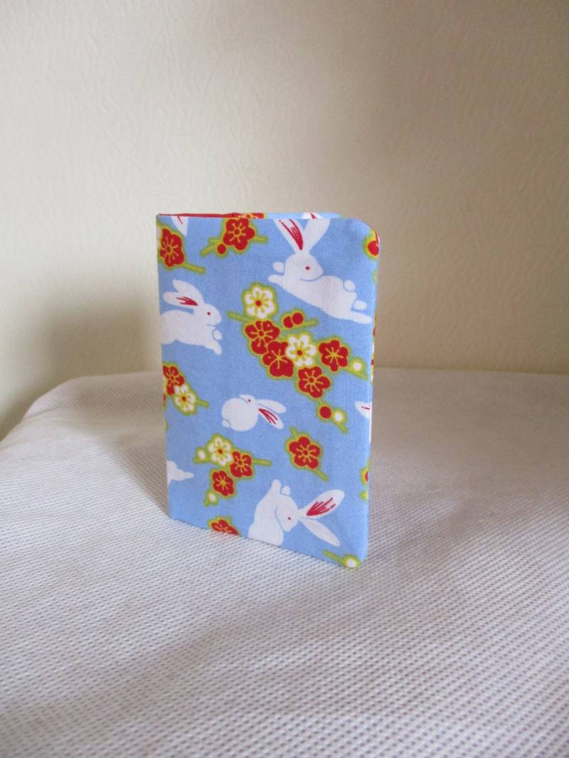 Visitenkartenhalter/Kartenhalter Aus Feiner Baumwolle Mit Kirschblüten Design in Schottland Bedruckt von SewKura