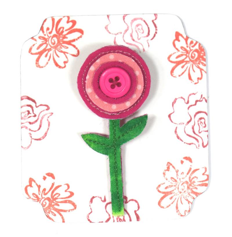 Rosa Blumen-Brosche Rosa Blumen-Brosche von SewLottieGifts