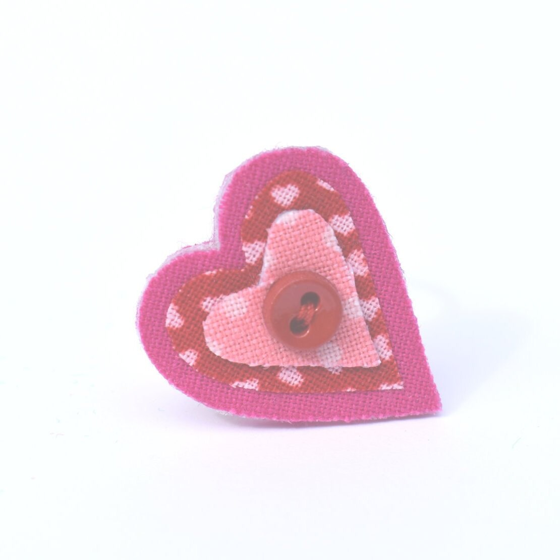 Rosa Herz Ring Rosa Herz Ring von SewLottieGifts