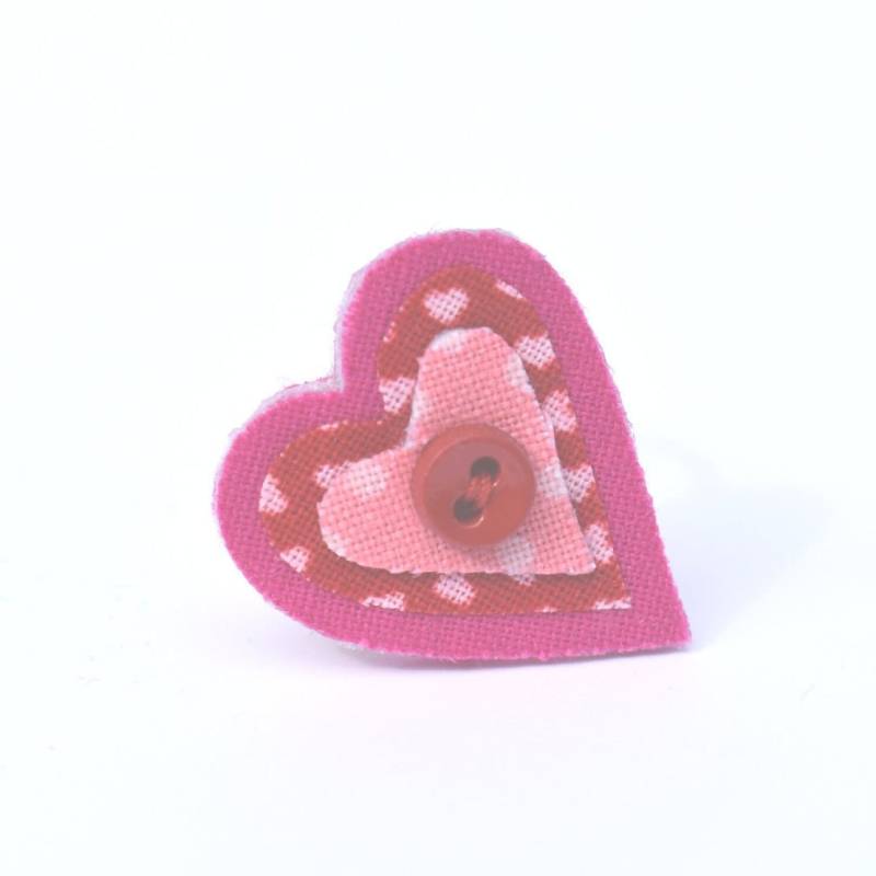 Rosa Herz Ring Rosa Herz Ring von SewLottieGifts