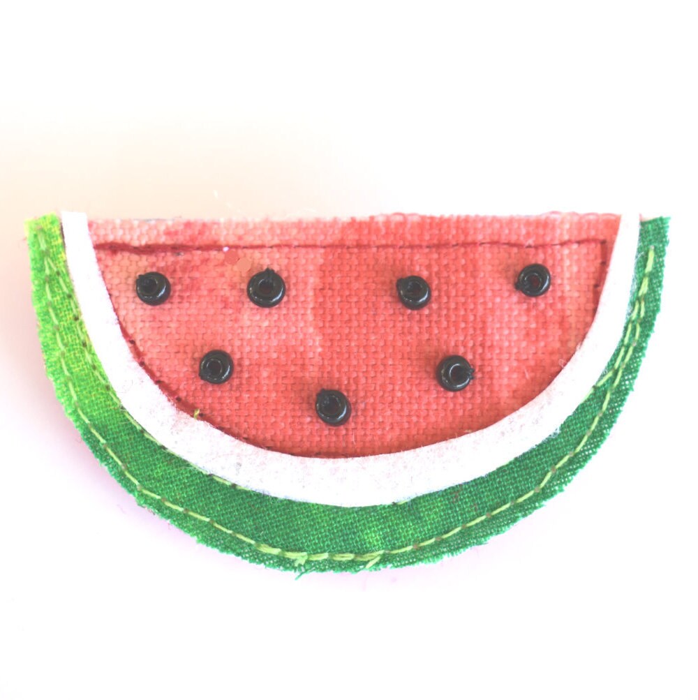 Wassermelonen Brosche Wassermelonen Brosche von SewLottieGifts