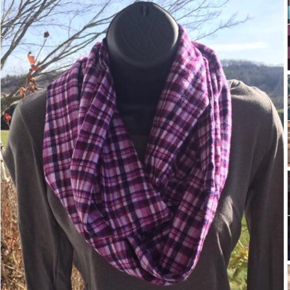 Flanell Infinity Schal - Viele Optionen Flanell Infinity Schal - Viele Optionen von SewManyStitchesVT