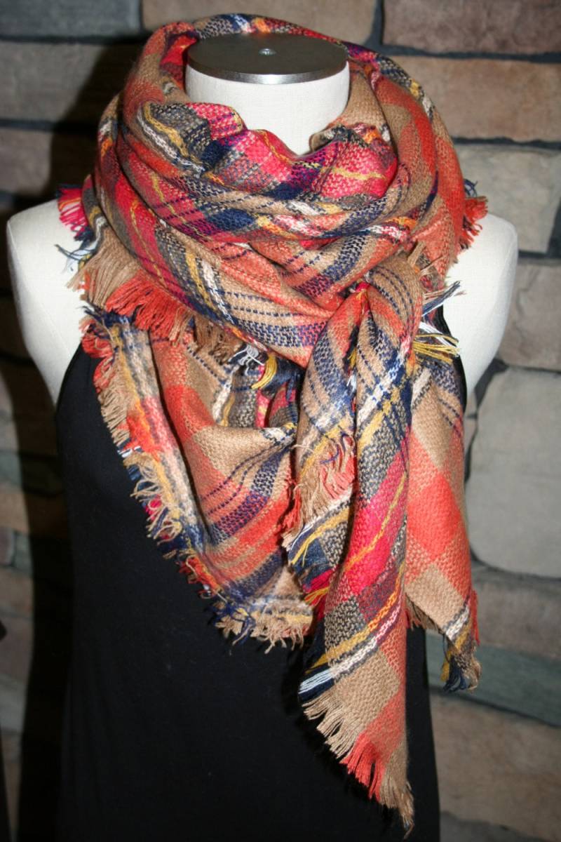 Karo Tartan Tuch Herbst Orange Schal Weihnachten Geschenk Schals Zara Stil 2014 Blogger Favoriten-Sale-Monogramming Verfügbar Karo Tartan Tuch Herbst Orange Schal Weihnachten Geschenk Schals Zara Stil 2014 Blogger Favoriten-Sale-Monogramming Verfügbar von SewPriorAttireMitten
