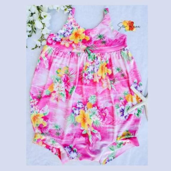 4T Samt Sommer Tanktop Strampler | Pullunder Baby Kleinkind Mädchen Strand Outfit Tropisch Pink Ultra Gemütlich Stretchy 4T Samt Sommer Tanktop Strampler | Pullunder Baby Kleinkind Mädchen Strand Outfit Tropisch Pink Ultra Gemütlich Stretchy von SewReinaSwimwear