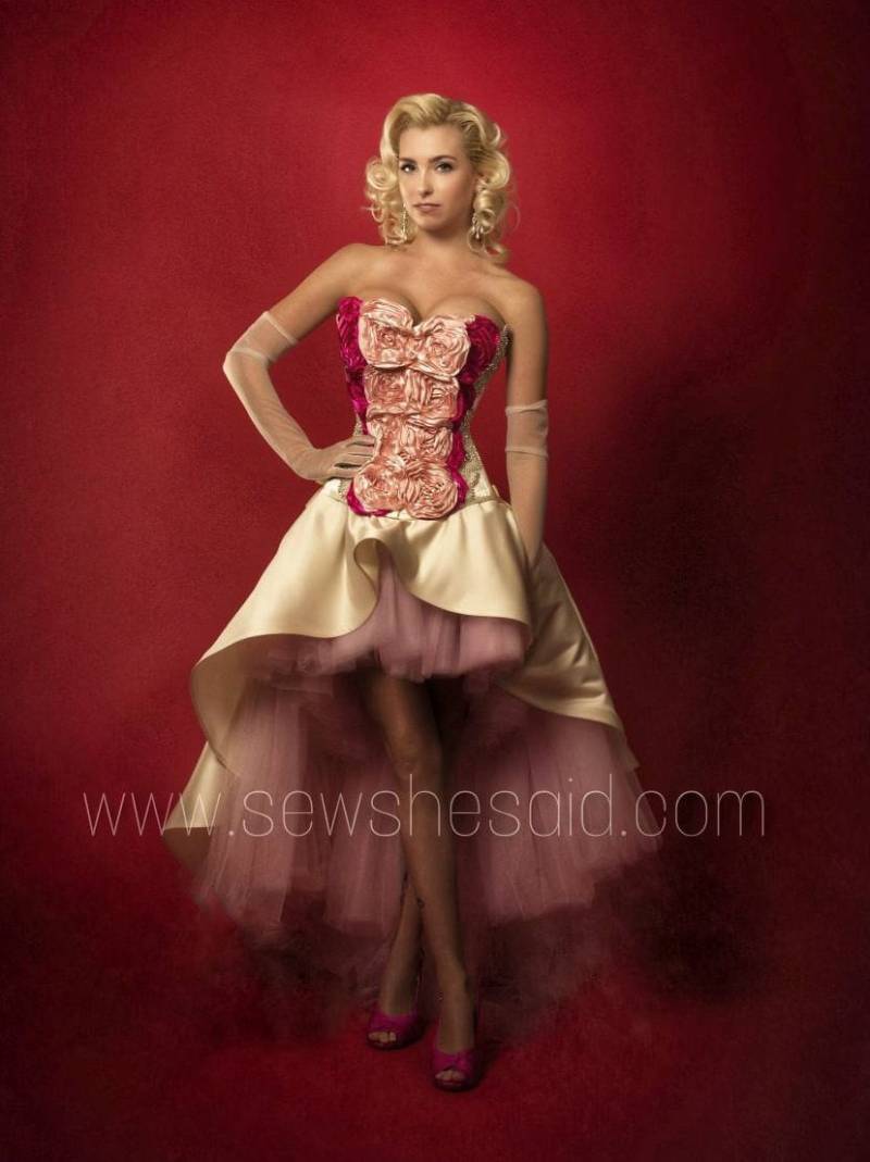 stahl-Ohne Knochen Korsett High Low Rock stahl-Ohne Knochen Korsett High Low Rock von SewSheSaidCostumes