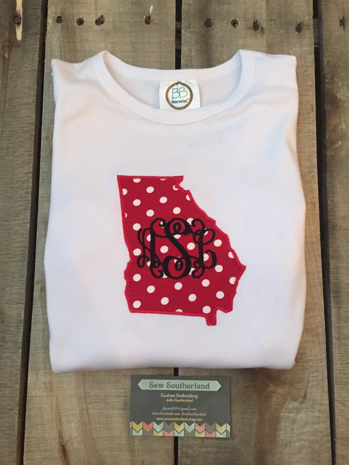 Bundesstaat Georgia Ga Rot Und Schwarz Uga Inspirierte Shirt Applikation Mit Mädchenhaft Rebe Monogramm Vichykaro Bulldog Spieltag von SewSoutherland