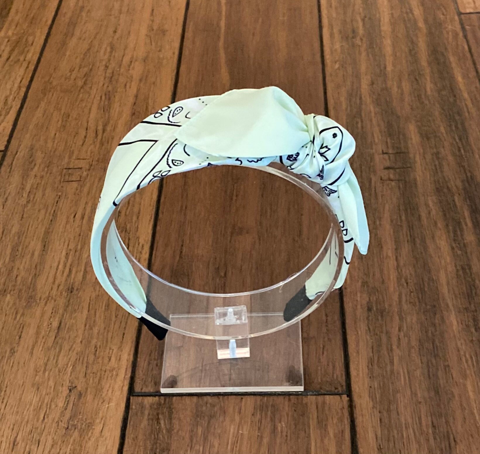 Leichtes Mint Bandana Knoten Stirnband Leichtes Mint Bandana Knoten Stirnband von SewTimeByTraci