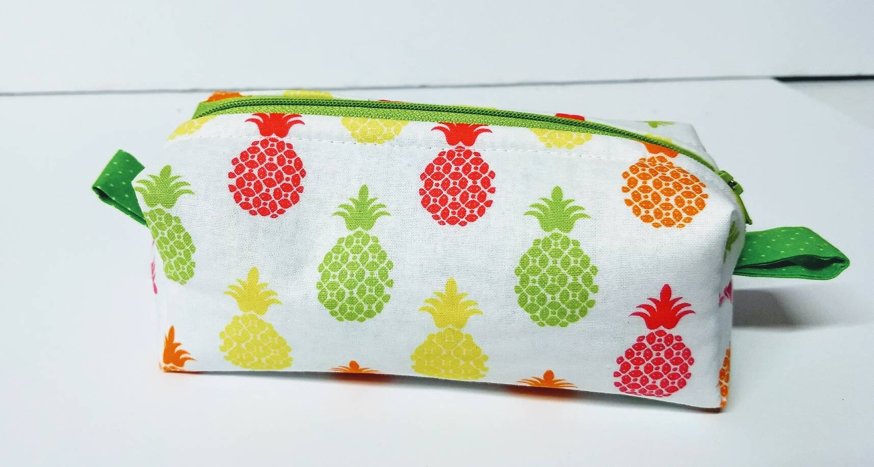 Ananas Mini Mäppchen Mit Reißverschluss von SewUsefulStudios