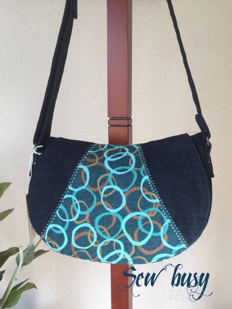 Crossbodybag, Schultertasche, Denim Tasche von SewbusyStore