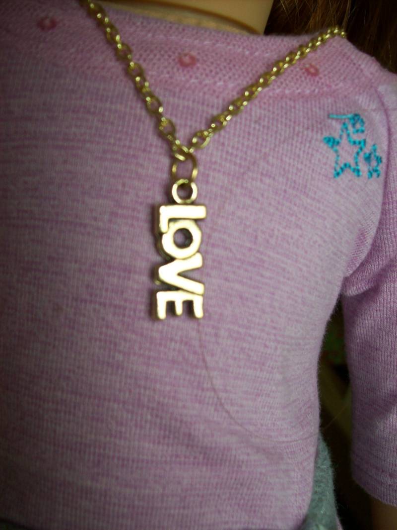 Love Puppenkette, Goldfarben, 20 cm Lang. Wird Mit Jedem Outfit Gut Aussehen. Kein Echtes Gold Love Puppenkette, Goldfarben, 20 cm Lang. Wird Mit Jedem Outfit Gut Aussehen. Kein Echtes Gold von Sewdollitup