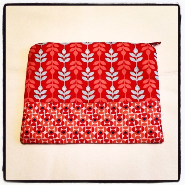 Baumwoll-Schminktasche "Red' Baumwoll-Schminktasche "Red' von SewforyouDE