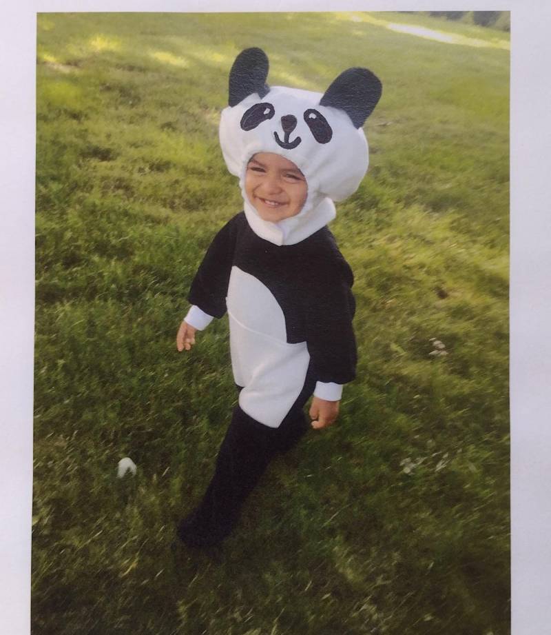 Säugling/Kleinkind Halloween Panda Bär Kinder Tierkostüm 6-12 M 12-18M von Sewingbyquicatos