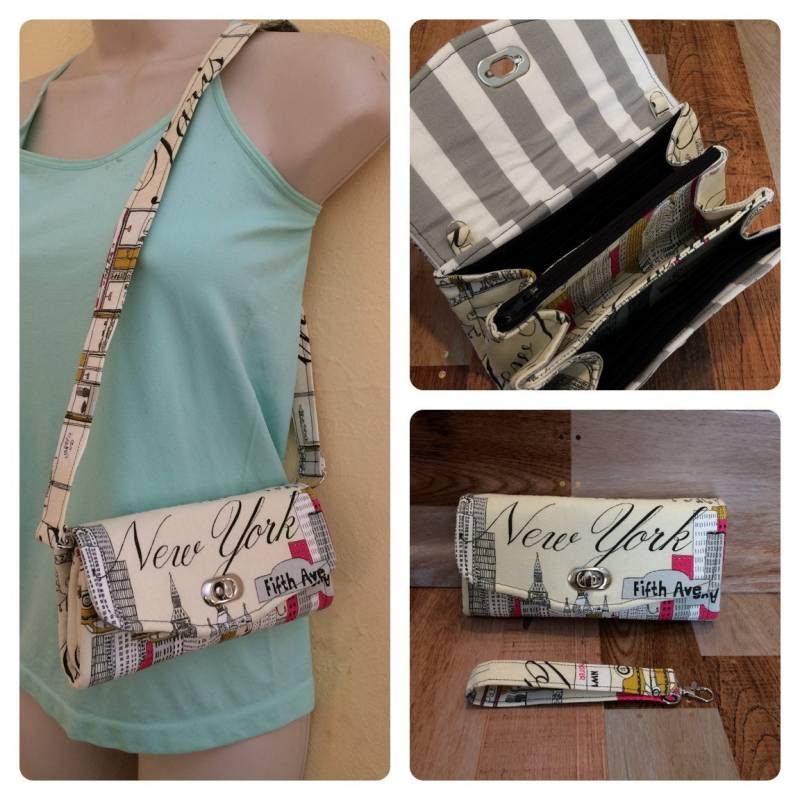 New York Notwendig Kupplung Brieftasche, Ncw, Akkordeon Kreuz Körper Brieftasche von Sewmanydeals