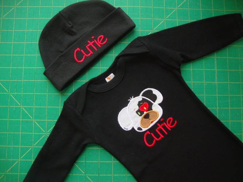 Personalisierte Baby Boy Valentine Outfit 0-3 Monate von SewnFromTheHeart4U