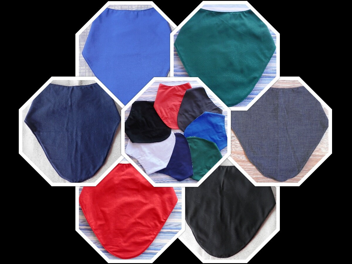 Bandana Dribble Lätzchen ~ Fünfer Set Special Needs Handgemacht 11 - 16 Jahre Schule von SewnbySuzy