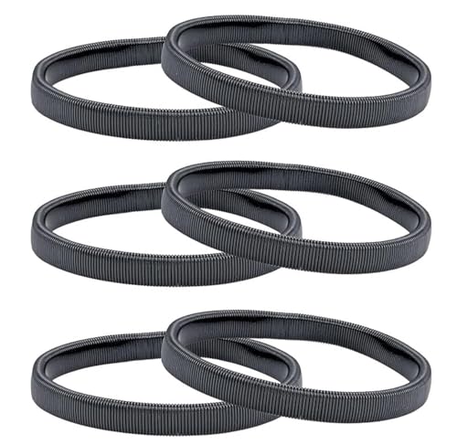 3 Paar Ärmelhalter für Damen und Herren - Hemd Halter Elastisch und Metall (Schwarz) von Sewokon