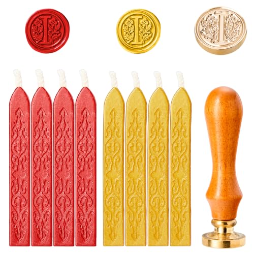 siegelwachs set,wachssiegel stempel set,siegelstempel personalisiert,siegelwachs stempel,wachssiegel hochzeit,briefsiegel,siegelstempel set,wachssiegel set,siegelstempel hochzeit，siegelwachs gold rot von Sewokon