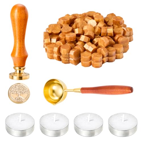 siegelwachs set,wachssiegel stempel set,siegelstempel personalisiert,siegelwachs stempel,wachssiegel hochzeit,siegelstempel set,wachssiegel set,siegelstempel hochzeit - Baum des Lebens stempel von Sewokon