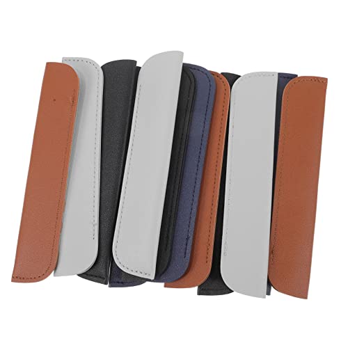 Sewroro 12stücke Leder Stifthülle Stiftetui Schutzhülle Für Einzelnen Stift Federmäppchen Beutel Hülle von Sewroro