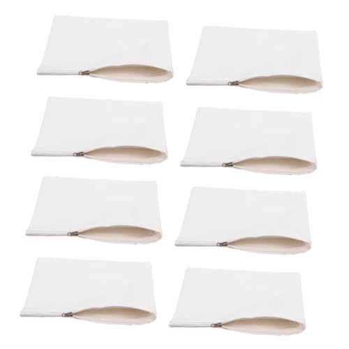 Sewroro 16 Stück Multifunktionale Canvas Federmäppchen Teiliges mit Reißverschluss Große Kapazität Kosmetiktasche und Stifteetui für Schule Büro Reisen Praktische Zufällige Farbe von Sewroro