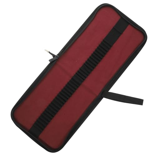 Sewroro Canvas Pencil Case Mit Fächern Faltbare Stift-Organizer Für Zeichnungen Bleistifte Und Marker Aufbewahrungszubehör Für Schule Und Büro von Sewroro