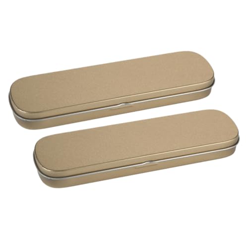 Sewroro 2 Stück Teiliges Stifteetui aus Langlebigem Weißblech mit Schwamm innenschutz Multifunktionale Stiftebox für Füllfederhalter und Schreibwaren Praktische Aufbewahrung für Schüler von Sewroro