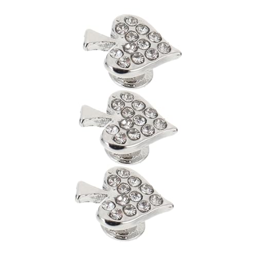 Sewroro 3 Stück Teiliges Metalldekor Charms für Silikon uhrenarmband Langlebige Rostfreie Schmuckringe Stilvolle Einfach zu Installierende Armband schmuckanhänger für Zufällige Farbe von Sewroro