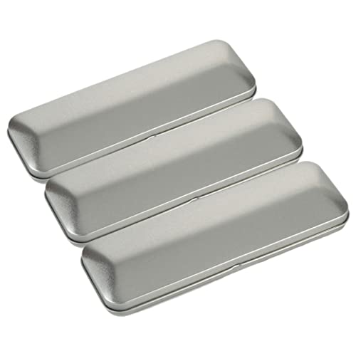 Sewroro 3stücke Tragbare Metall Federmäppchen Rechteckige Blechboxen Zur Aufbewahrung Für Schule Büro Und Zuhause Schreibtisch Organizer Für Bleistifte Und Stifte von Sewroro