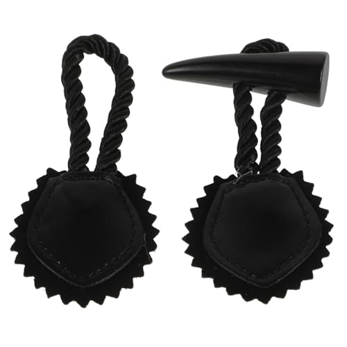 Sewroro 4 Paare Mantelknöpfe aus Resin Robuste Knebelknöpfe für Damenmäntel Einfach zu Befestigende Ersatz knöpfe Modische Verschlüsse für Strickjacken und Jacken Langlebig und Vielseitig von Sewroro