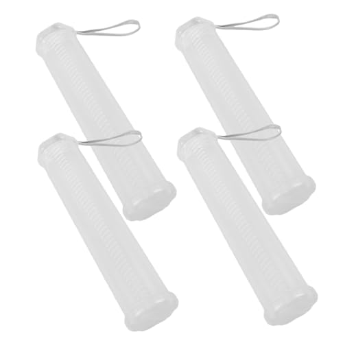 Sewroro 4 Stück Transparenter Stiftehalter Teleskopisch Verlängerbar Kunststoff Organizer für Pinsel Marker Stifte Verstellbarer Durchmesser Leichter Schreibwaren Halter für Künstler und von Sewroro