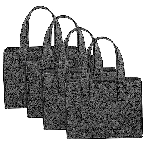 Sewroro 4 Teiliges Weinbeutel Camping Wiederverwendbare Weintragetasche Flaschengriffe Weinbeutel Mit Trennwand Weintragetasche Reise Weingeschenktasche Weinkühltasche von Sewroro