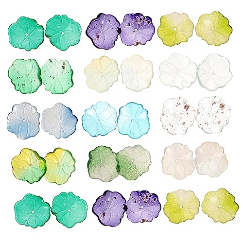 Sewroro 50stücke Lotusblatt Ornament Dekoration Aus Acryl Diy Handwerk Mikrolandschaft Teichverzierung Bastelbedarf Für Kreative Projekte von Sewroro