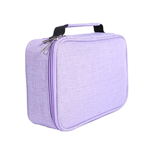 Sewroro 72löcher Stifte Koffer Aus Canvas Federmäppchen Mit Löchern Bleistifttasche Für Mädchen Und Erwachsene Zum Skizzieren Und Malen Leicht Und Kompakt Mit Tragegriff von Sewroro