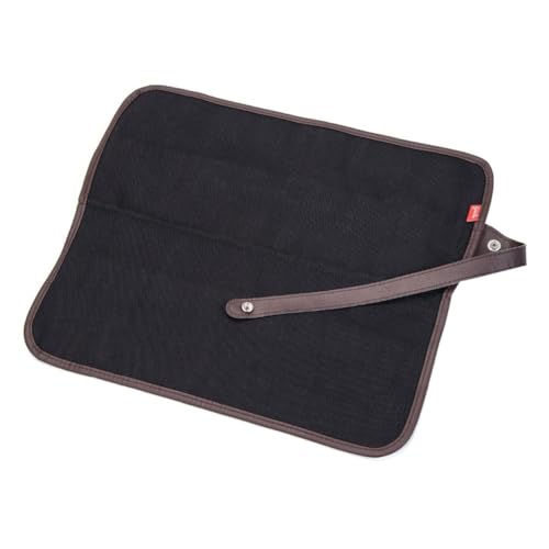 Sewroro Canvas Rollmäppchen Fächer Stifterolle aus Strapazierfähigem Segeltuch Robustes Federmäppchen für Buntstifte Pinsel und Künstlerbedarf für Schule Zeichnen und Malerei von Sewroro