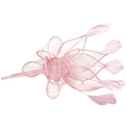 Sewroro Fascinator Haaraccessoire Mit Abnehmbarer Schleier Für Tea Party Cocktail Oder Halloween Eleganter Kleiner Hut Mit Haarclip Und Stirnband von Sewroro